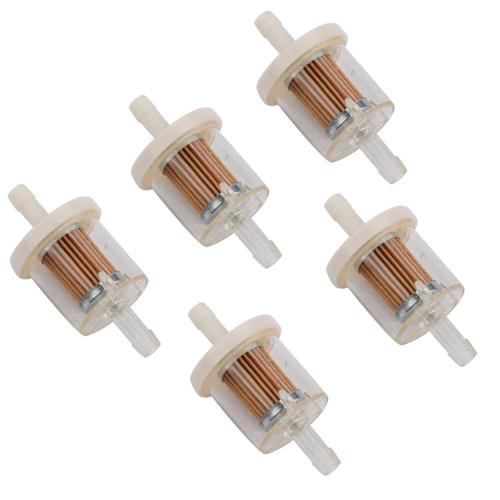 5pc Inline Fuel Filter for B & Stratton (493629, 5065, 5065D, 490197001)