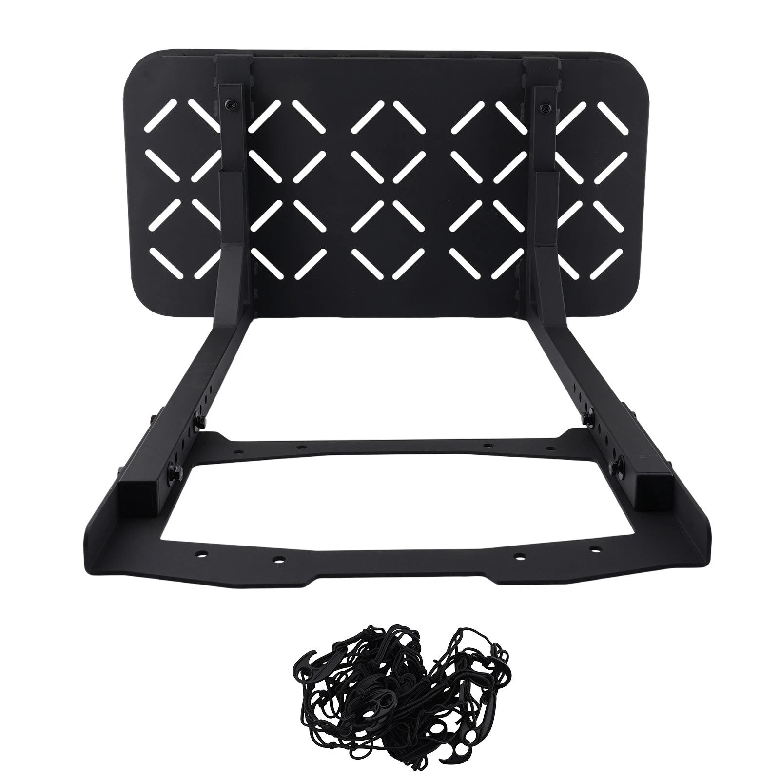 Black Steel Tire Cargo Rack for Jeep Wrangler JL (2018–2025)
