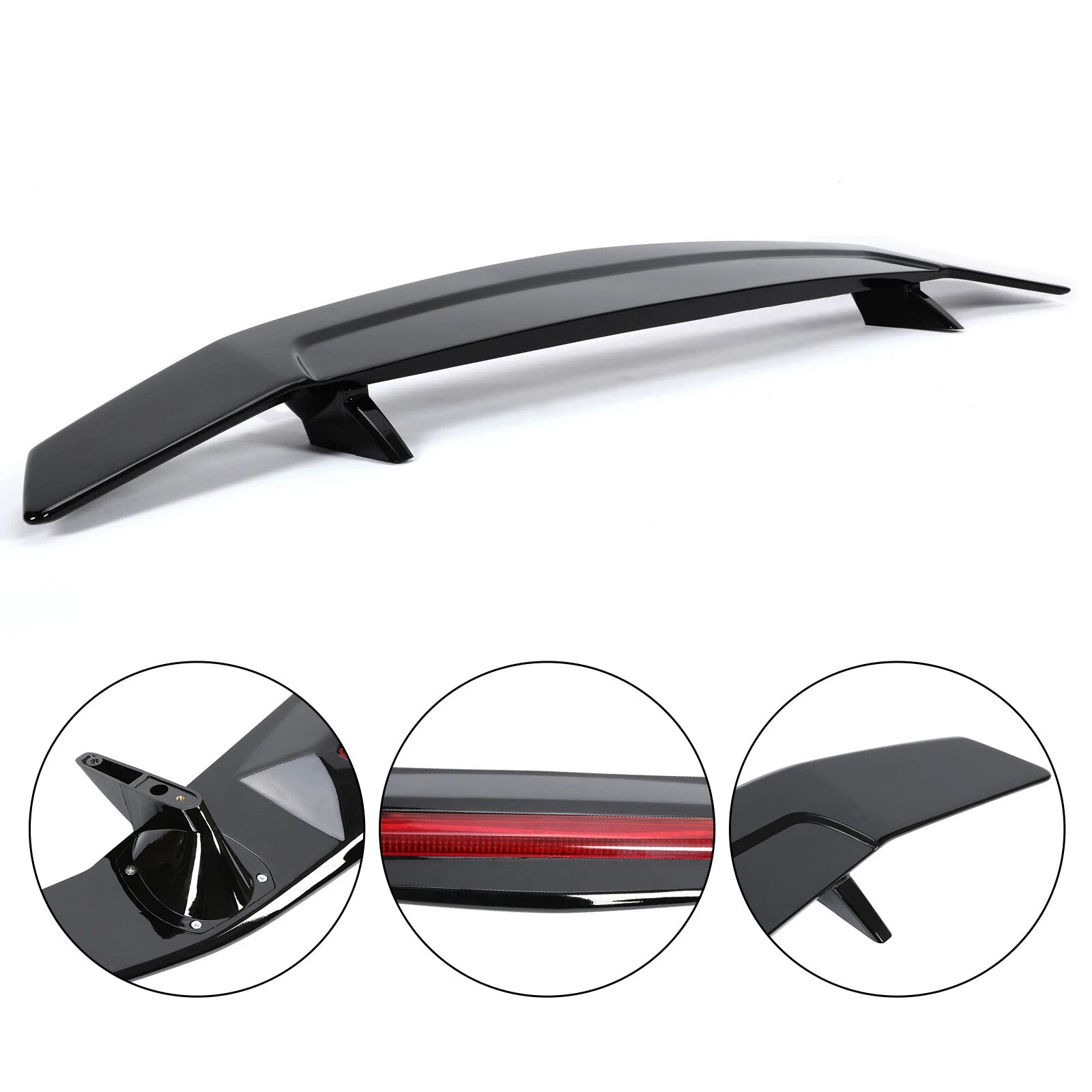 Rear Trunk Spoiler Lip with LED Light for Honda Civic (2016-2021)