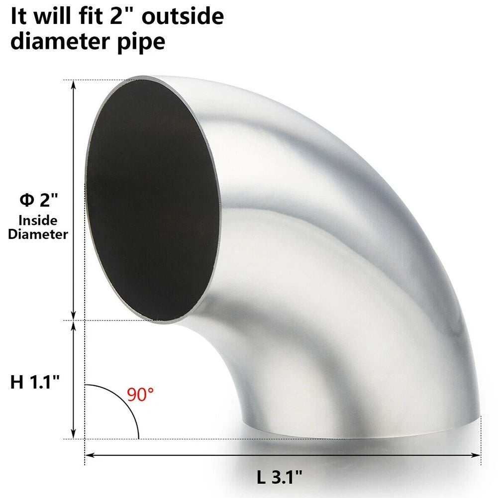 90 Degree Elbow Pipe for Automotive Exhaust Systems