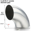 90 Degree Elbow Pipe for Automotive Exhaust Systems