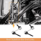 2pcs Rear Stabiliser Sway Bar Link for Ford Escape, Mazda Tribute (2001–2012) No.K750571