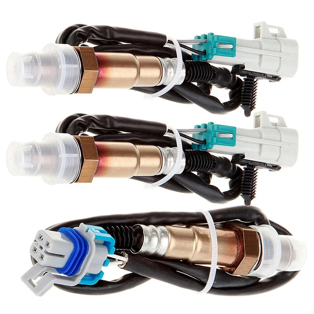 3pcs Oxygen Sensor Set for Cadillac DeVille Seville 2001–2002 4.6L V8