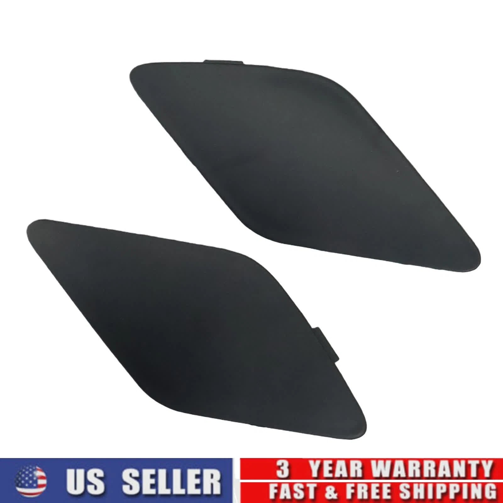Set of 2 Front Bumper Tow Hook Eye Cap Covers for Toyota Prius Prime (2017–2020)