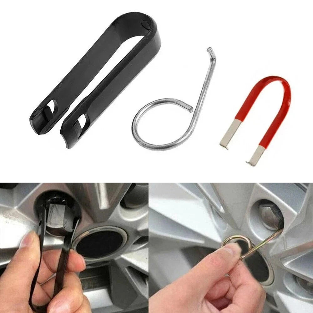 Set of 2 Wheel Lug Nut Cap Remover Tools for Golf (2009–2014) 6X0012243