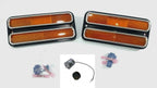 Amber LED Side Marker Lights Pair with Flasher for Chevy Truck (2009–2014)