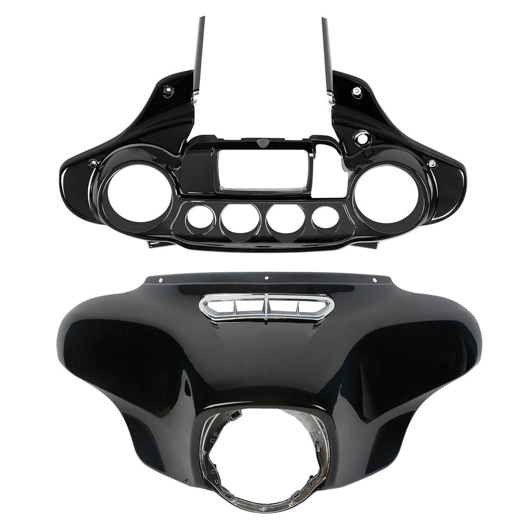 Batwing Fairings Set for Harley Street Glide (2014–2024) Vivid Black
