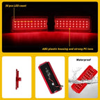 Set of 4 Full Red Interior Door Panel Light LED Lamp for F250 F350 (1999–2007)