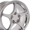 17" Chrome Front Wheel for 1988-2004 Chevy Corvette - RVO0042