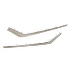 2X Front Chrome Bumper Trim Molding Step Pads for Sonata (2018–2019)