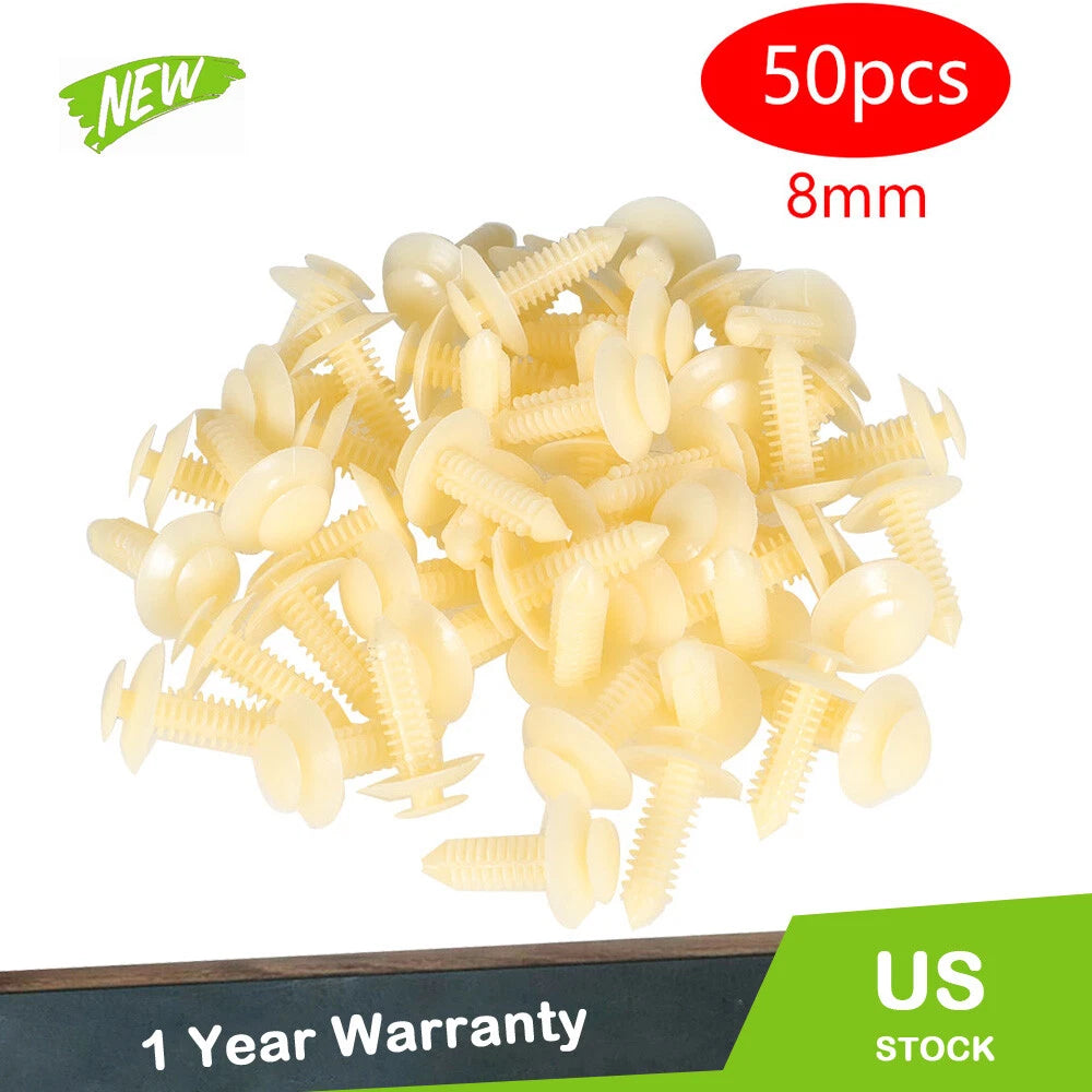 50X Door Trim Panel Push Rivet Fasteners for Ford GMC