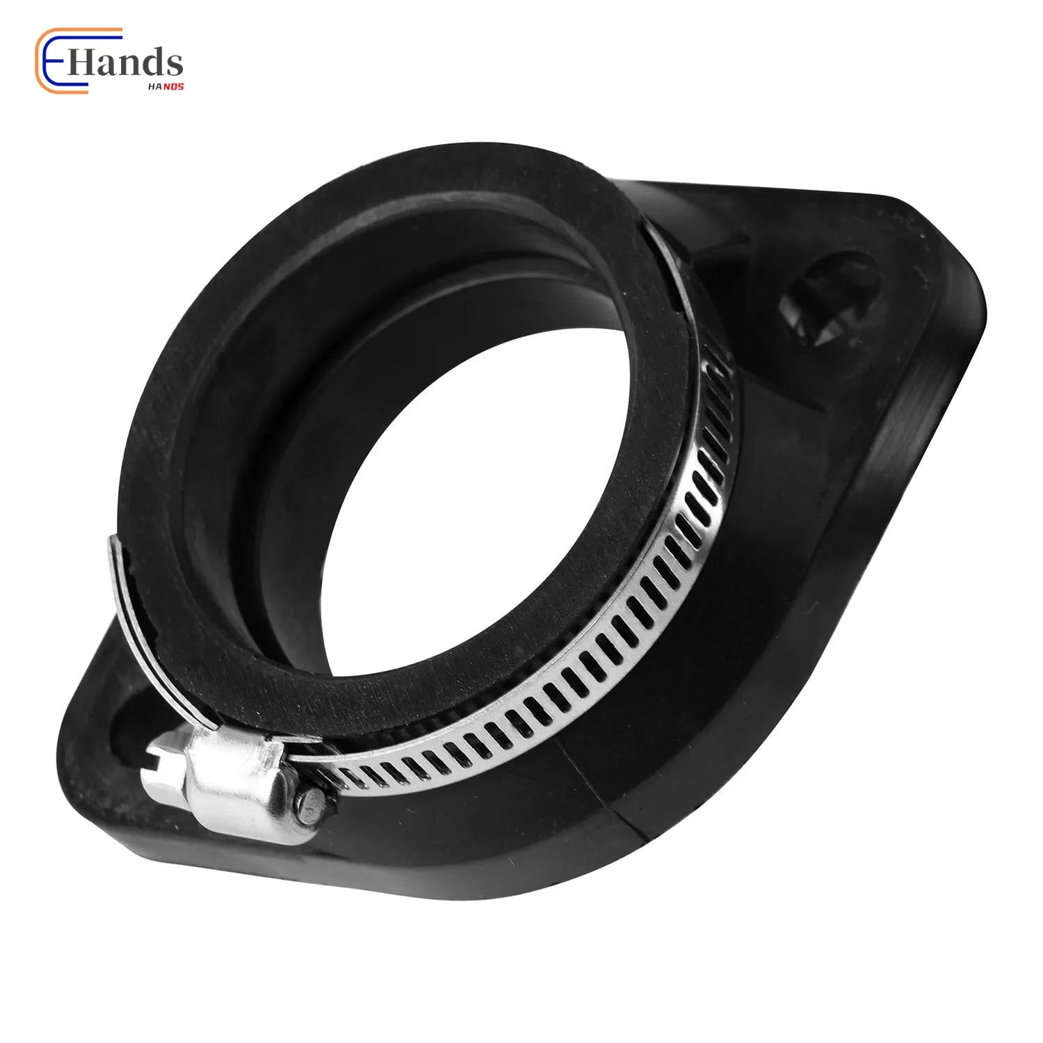 Rubber Manifold Flange 42mm Smoothbore Carb HS42/062-42K for Harley-Davidson