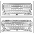 Chrome Front Upper Grille for GMC Sierra 1500 Denali (2019-2021)