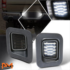2X Clear Lens LED License Plate Lights for Dodge Ram 1500-3500 (2003–2013)
