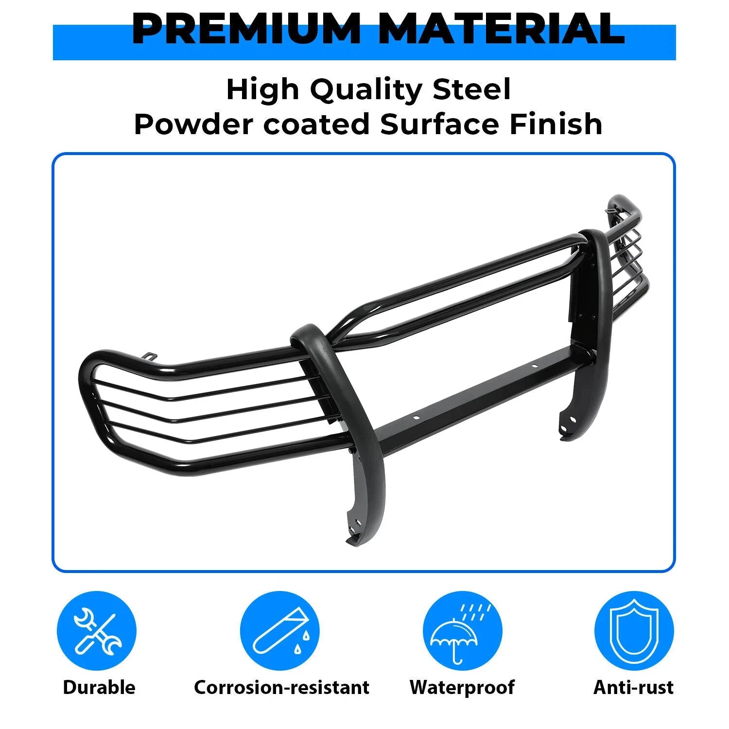 Front Grille Guard Bumper Bar for Jeep Grand Cherokee (1999–2004)