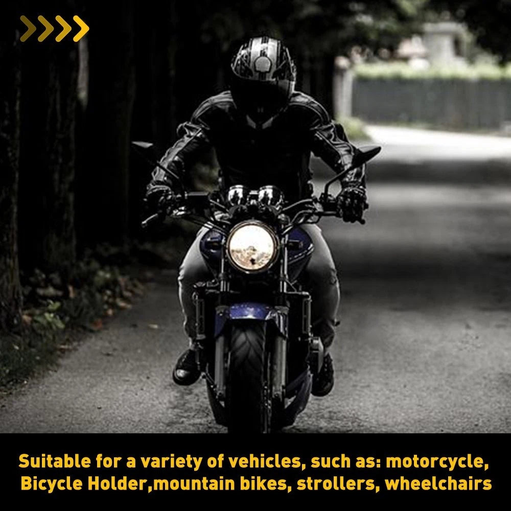 Chrome Handlebar Drink Bottle Holder for Universals Motorcycle