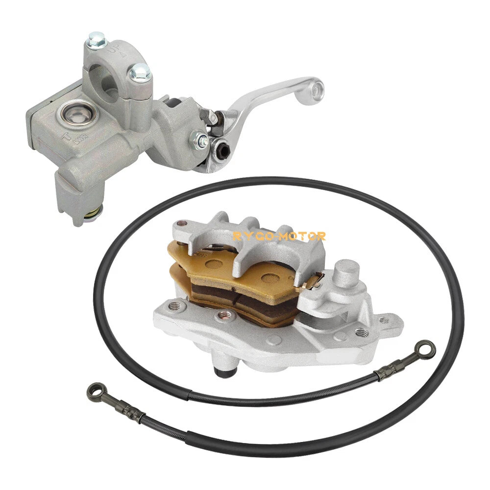 Front Brake Master Cylinder & Caliper Line Assy for Yamaha YZ125 YZ250 (2001–2007)