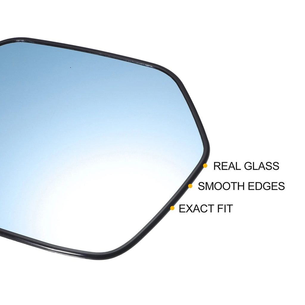 Right Side Blue Heated Mirror Glass for Honda CR-V (2007–2011)