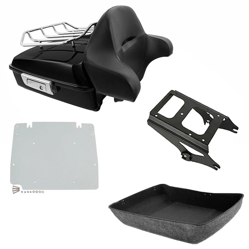 Trunk Rack Backrest Mount Plate for Harley Electra Glide (2009–2013)
