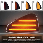 2PC LED Side Marker Turn Signal Lights for Dodge Charger (2006–2010)