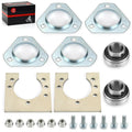 Live Axle Bearing Kit 1x for Go-Karts/ATV with 3 Hole