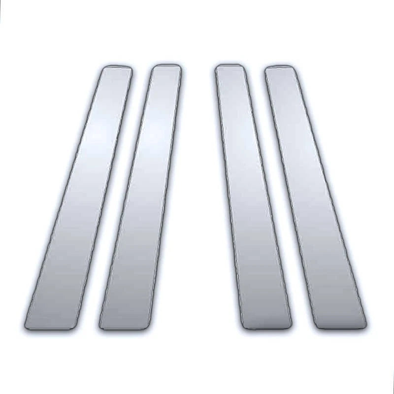 4Pc Chrome Pillar Post Covers for Mercedes S Class W220 (1999–2006)