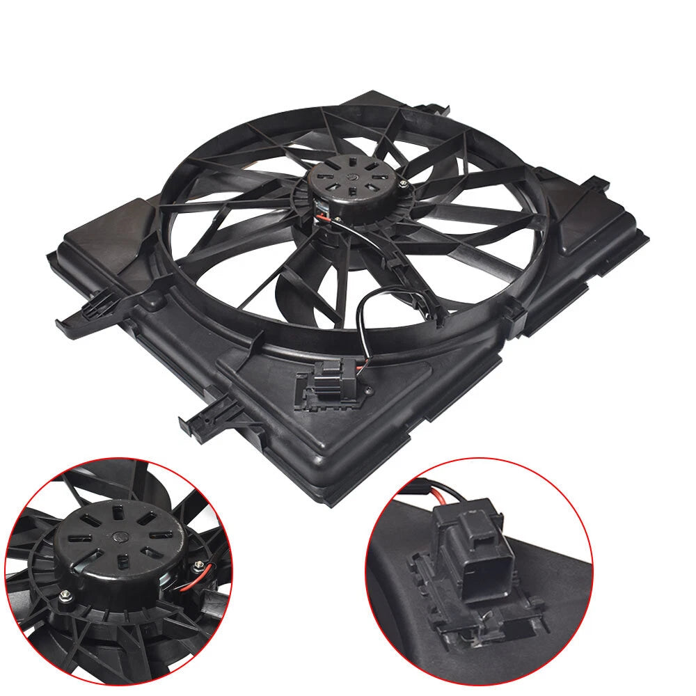 Radiator and A/C Condenser Fan for Jeep Grand Cherokee Dodge Durango