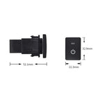 Dashboard Switch Button for Mitsubishi Mirage LA (2012–2023) & Toyota RAV4 (2006–2019)