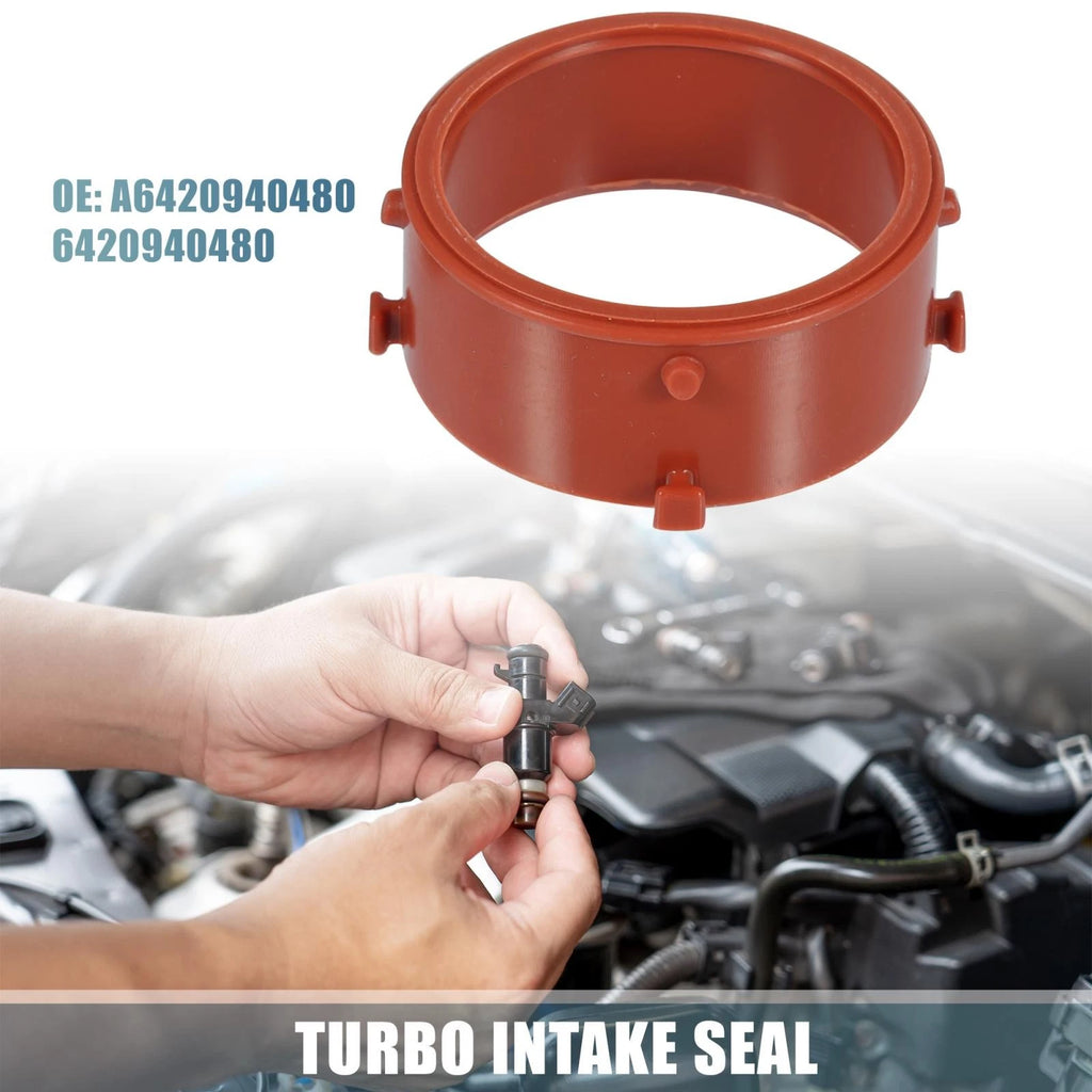 Red Turbo Intake Seal Rubber A6420940480 for Mercedes-Benz R320 (2007–2008)