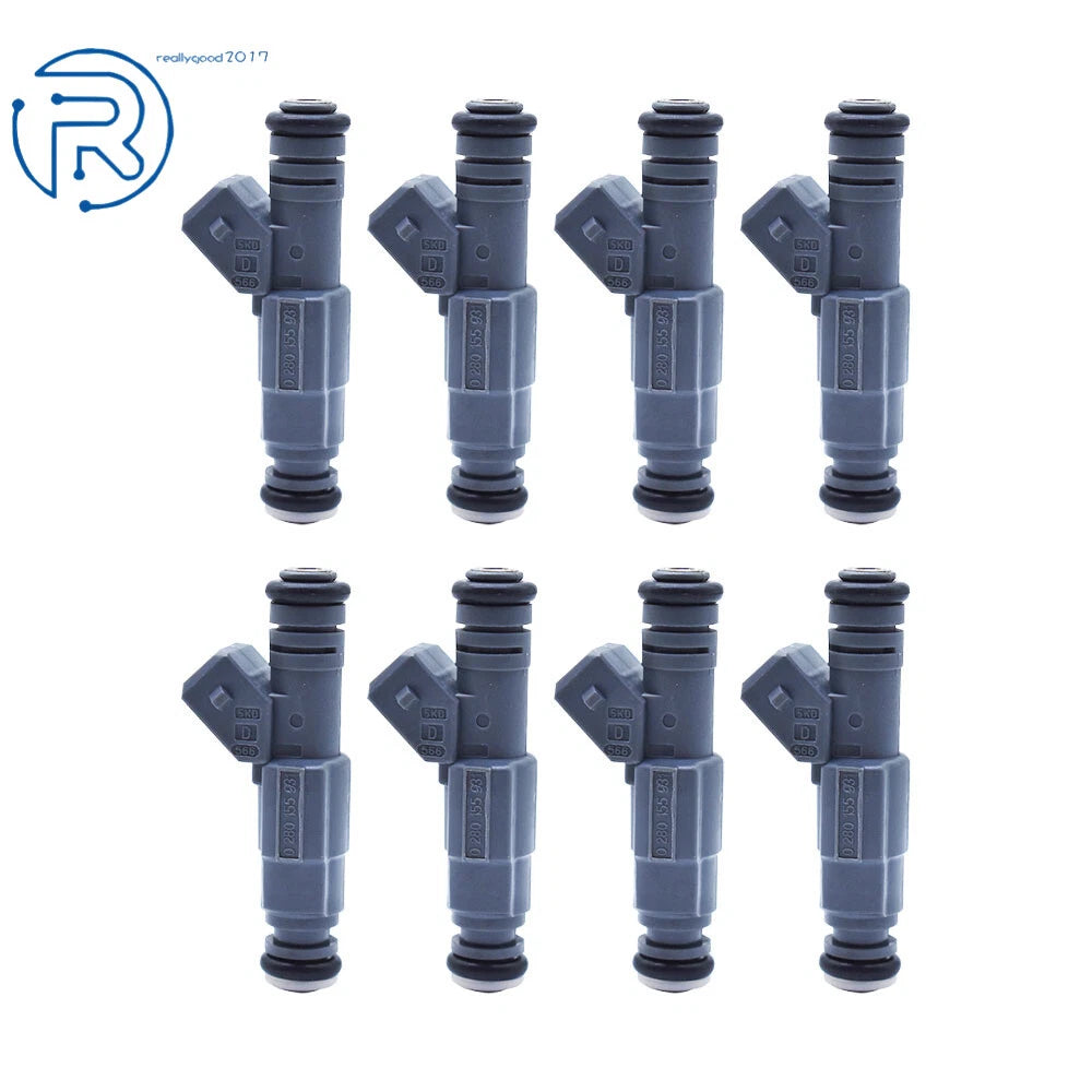 Set of 8 Fuel Injectors for Pontiac Firebird 5.7L V8 (1999–2002) 0280155931 0280156211
