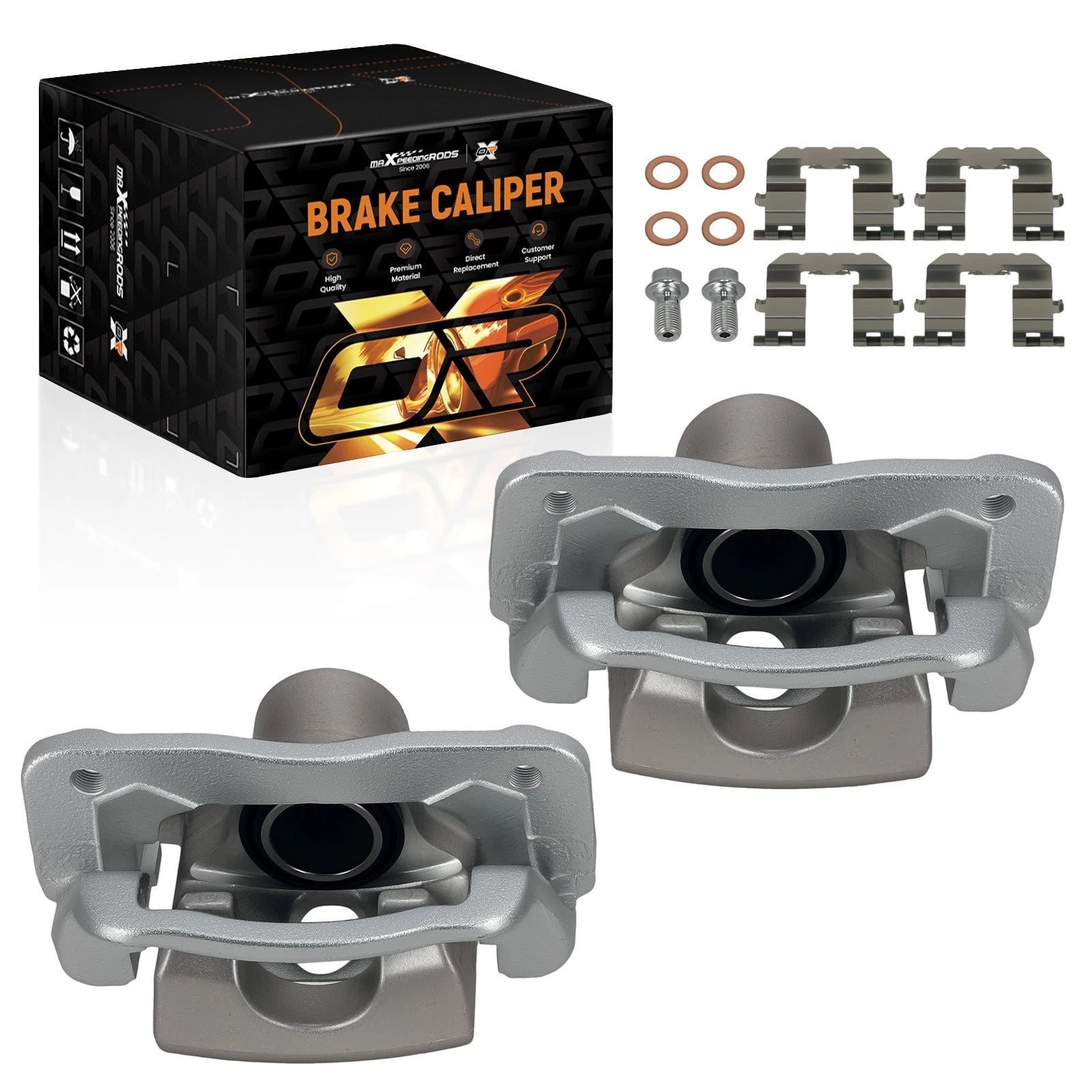 Rear Brake Caliper w/Bracket for Hyundai Santa Fe (2010–2012) 19-B6270
