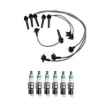 Denso 8mm Wire Set & 6 Iridium Power Spark Plugs for Ford Mercury 2.5 V6 (1996–2005)