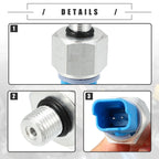 Engine Oil Pressure Sensor for Ford Mondeo Mk4 (2007–2014) Metal Blue Silver