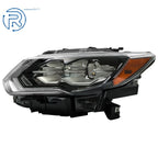 Driver Side LED Headlight Assembly for Nissan Rogue (2017–2020) Chrome Clear Lens