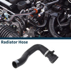 Radiator Hose Downpipe for Audi C6 3.0T (2005–2008) 4F0121055E Rubber Black 1Pc