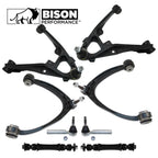 8pc Front Control Arm Sway Bar Tie Rods Kit for Cadillac GMC