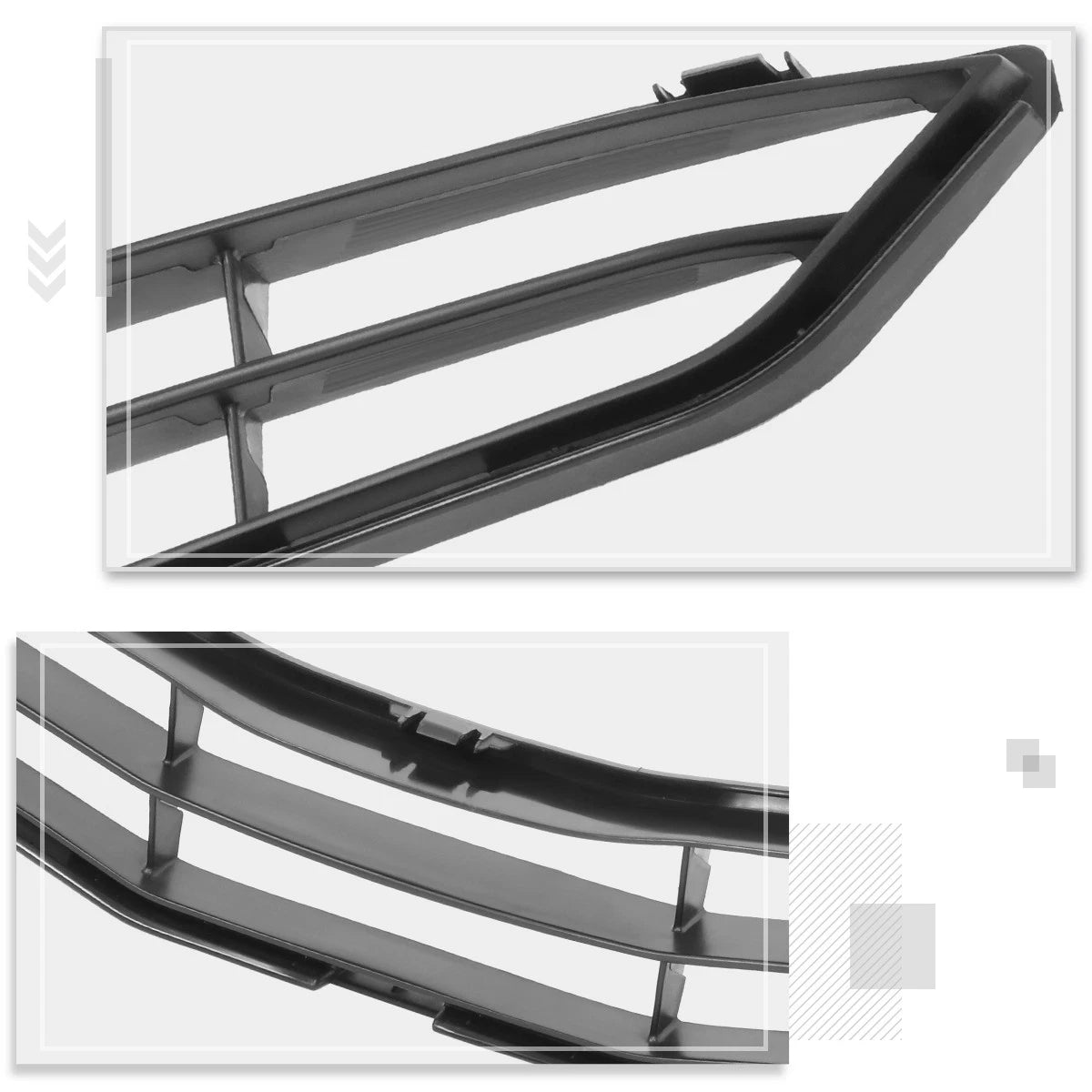 Front Upper Grille Insert for Toyota Camry Hybrid (2010–2011) Matte Grey