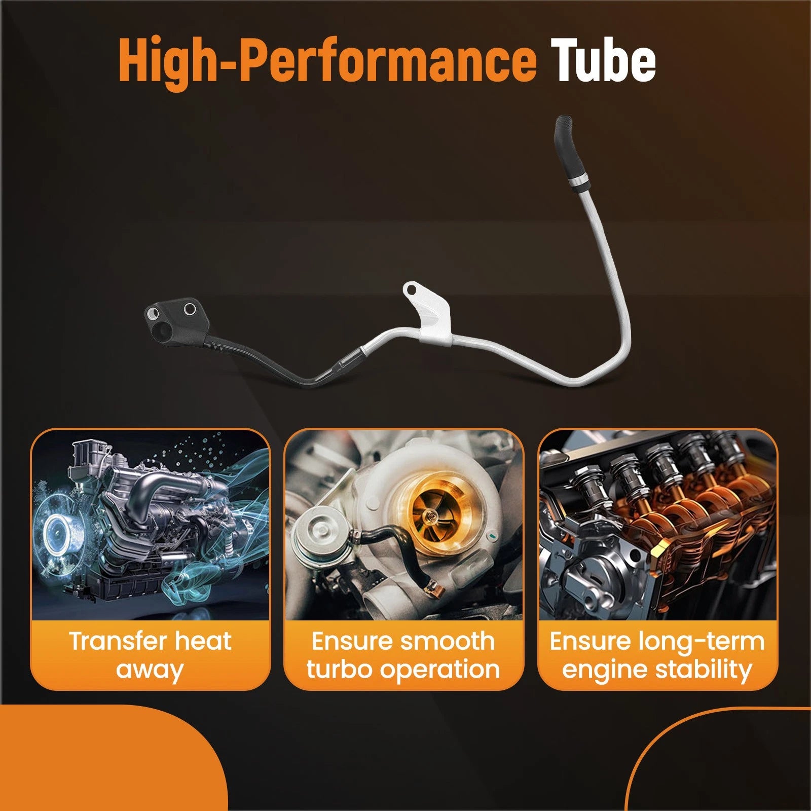 Turbo Coolant Water Hose for Mercedes-Benz SL63 S63 AMG (2009–2019)