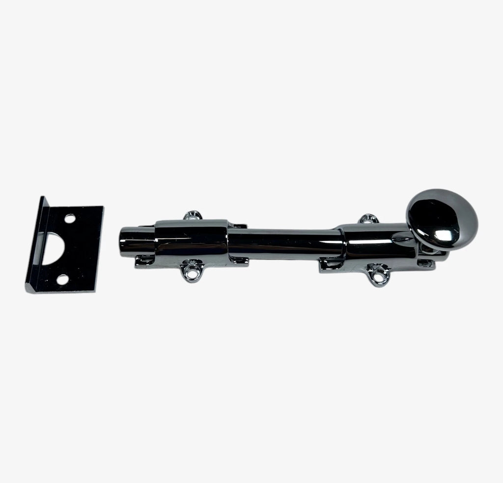 Emtek Chrome Door Surface Bolt 6'' for