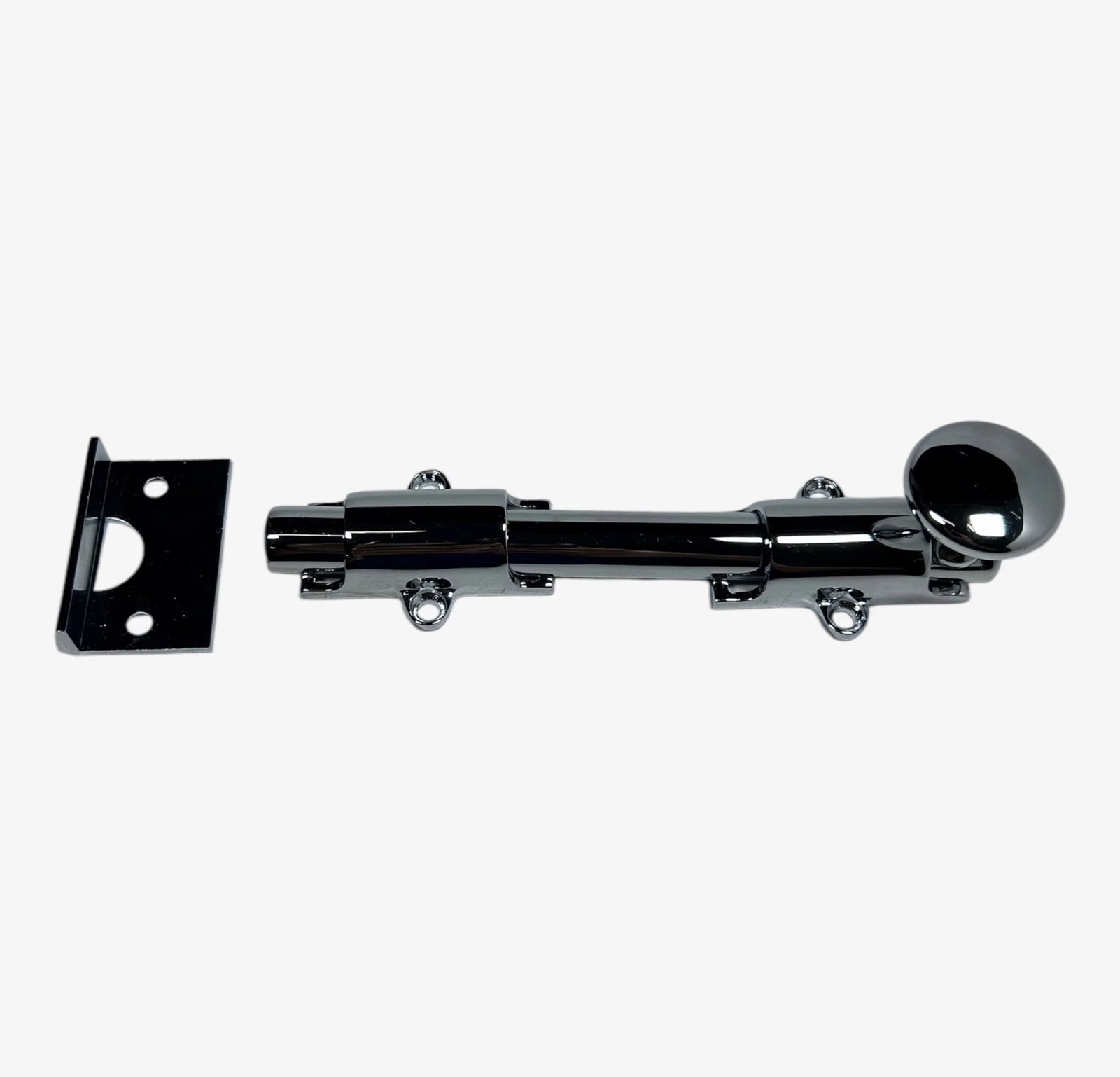 Emtek Chrome Door Surface Bolt 6'' for