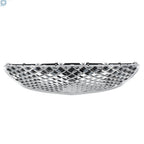 Front Bumper Upper Grill for Genesis GV70 (2022–2023) Black & Chrome, W/Camera Hole