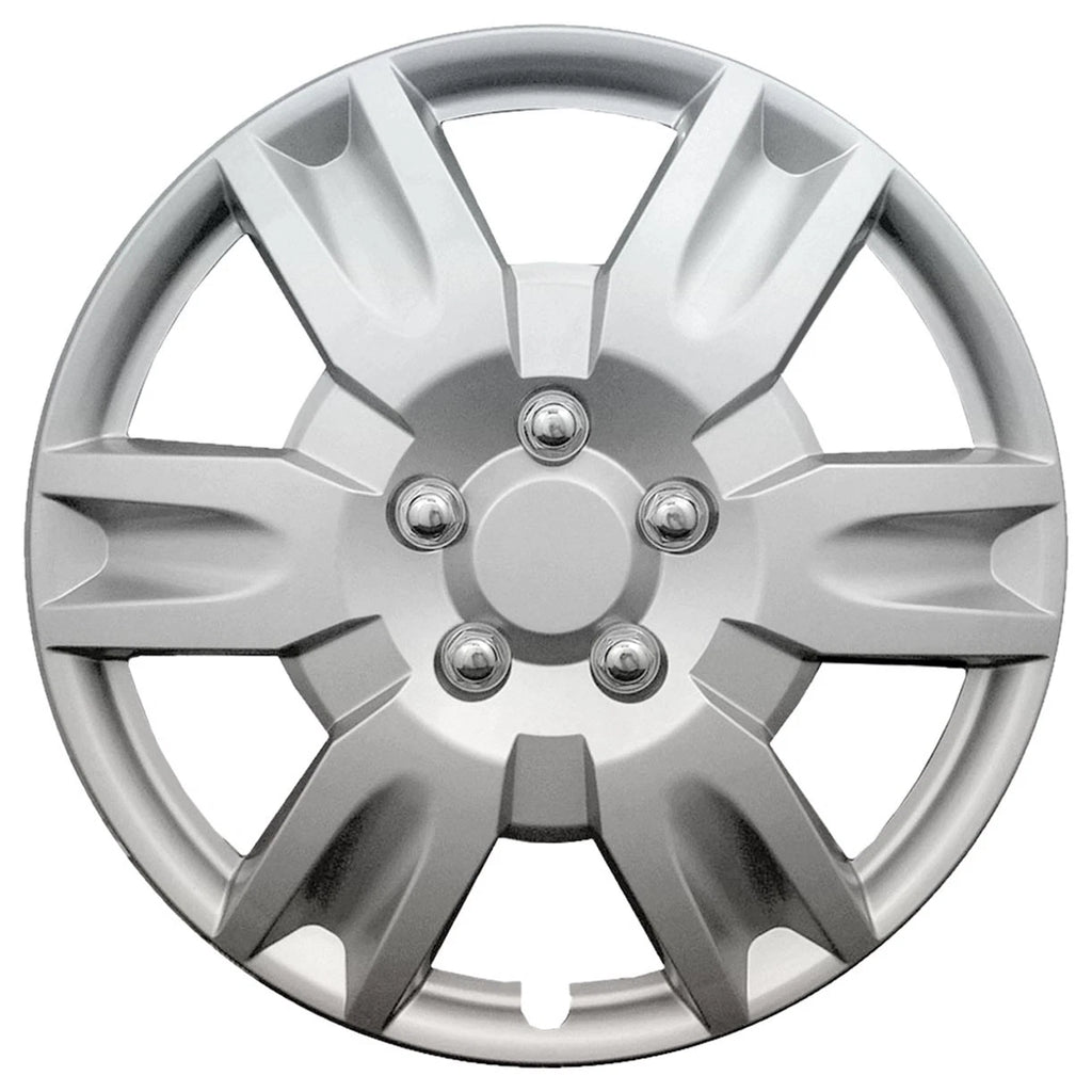 16 Inch Silver Wheel Cover Hubcaps Push On for Nissan Altima (2007–2018)