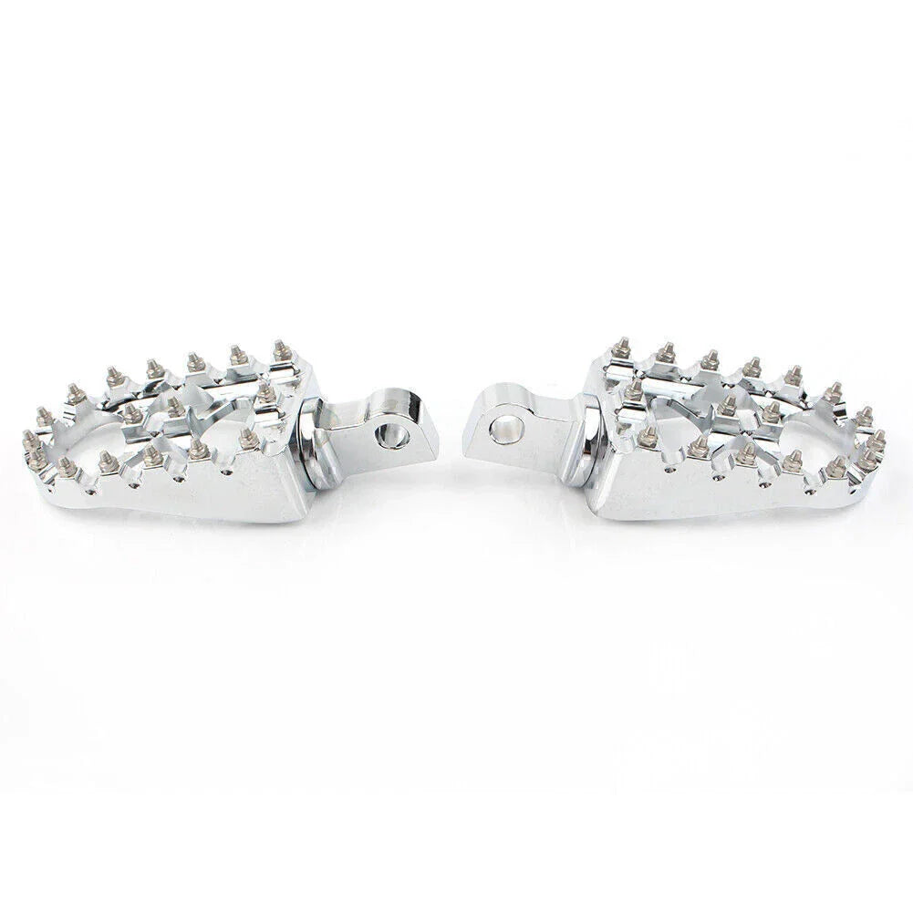 Wide Foot Pegs MX Style for Harley Dyna Sportster Iron 883 Fatboy