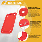 Silicone License Plate Frame for Universal Motorcycle (Rust Proof, Universal)