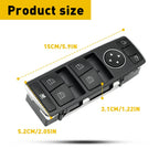Power Master Window Control Switch A2049055302 for Mercedes-Benz E350 (2011–2012)
