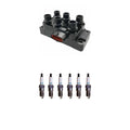 Set of 6 Hitachi Ignition Coils & Denso Iridium Spark Plugs for Explorer Ranger (2000–2010)