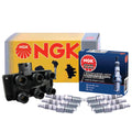 NGK DIS Ignition Coil & Iridium IX Spark Plugs Kit for Ford Ranger (2001–2011)