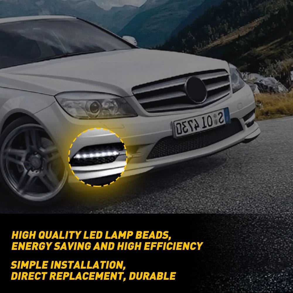 Right Side Daytime Running Lamp Fog Light for Mercedes Benz W204 W212 (2007–2016)