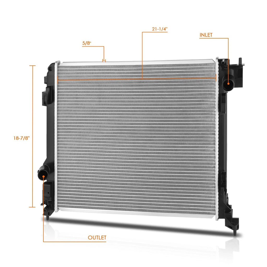 Aluminum Core Cooling Radiator DPI-13787 for Nissan Rogue Sport (2017–2022)