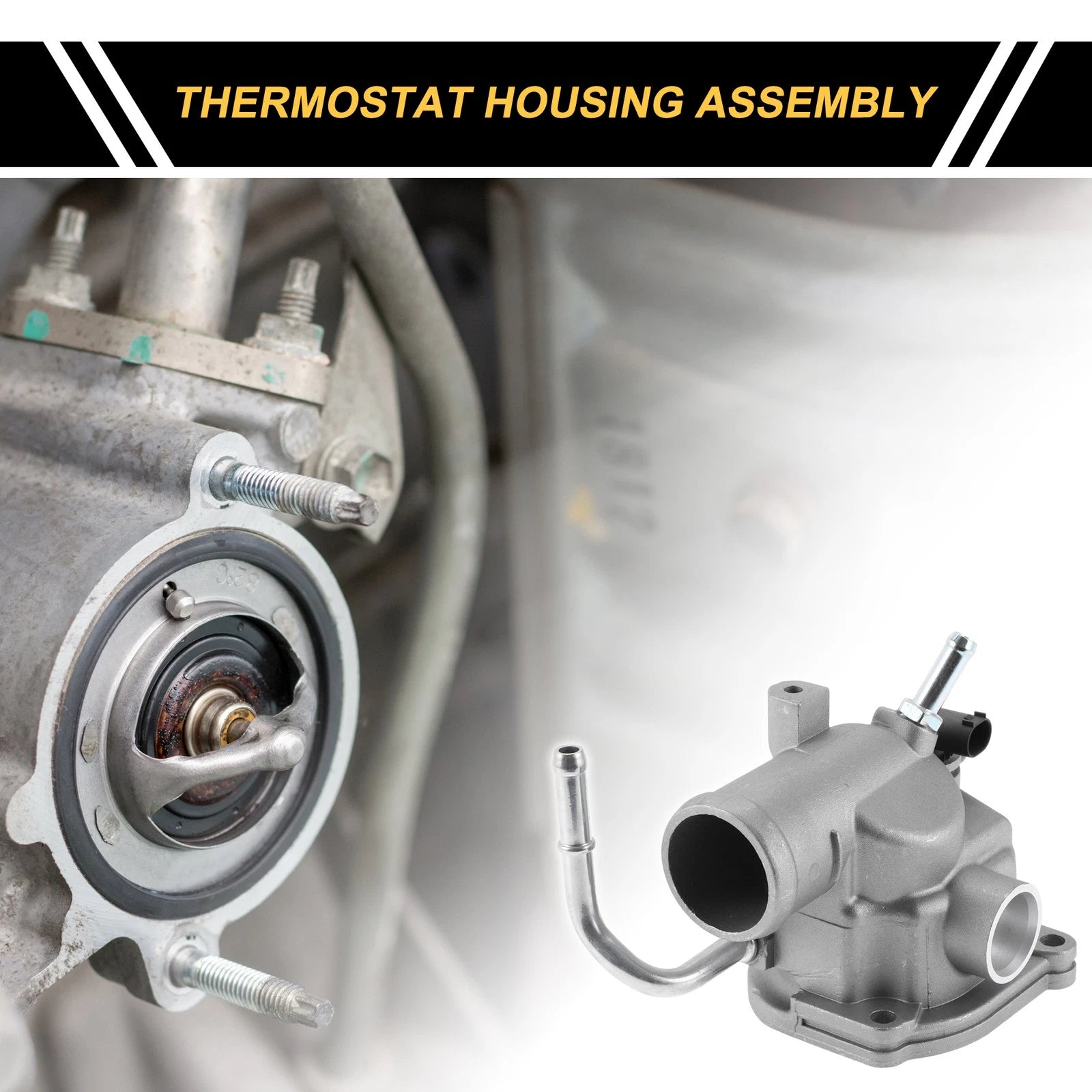 Engine Coolant Thermostat Housing Assembly for Mercedes-Benz G-Class (W461)